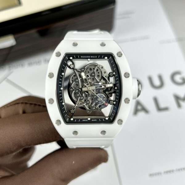 Richard Mille RM055 White High Quality Replica Watch 45mm