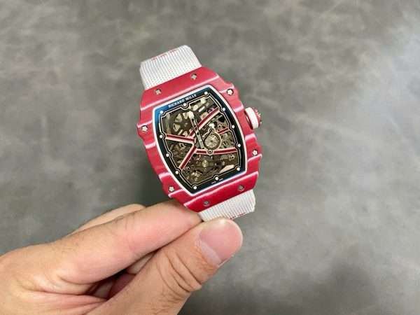 Richard Mille RM67-02 Best Replica Watch Red Carbon Weight 37 Grams 38.7×47.52mm