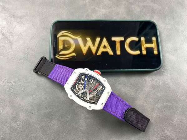 Richard Mille RM67-02 Refined Case White Carbon Super Light 37 Grams 38.7×47.52mm