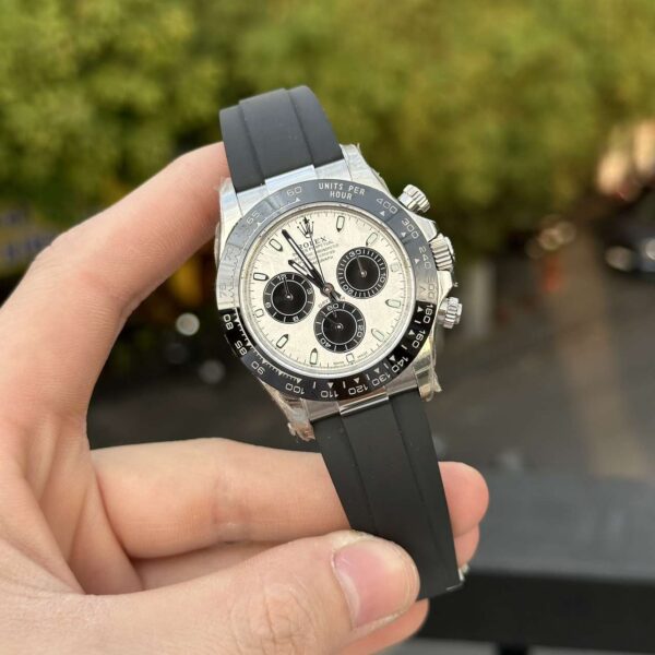 Rolex Replica 11 Watch Cosmograph Daytona Meteorite Dial Rubber Strap 40mm
