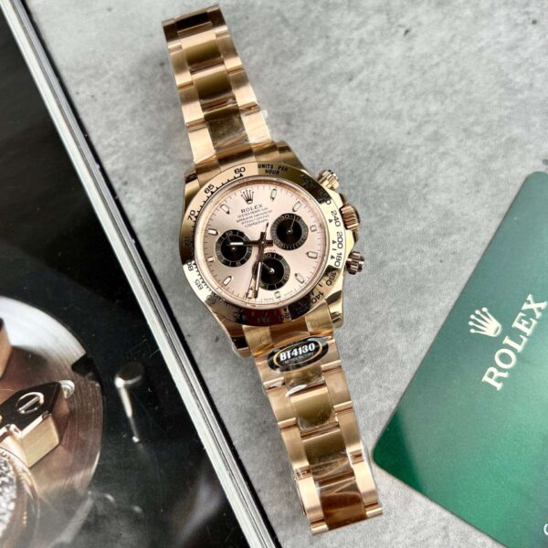 Rolex Replica 1:1 Watch Daytona 116505 Swiss Mechanical Rose Gold Plated 40mm