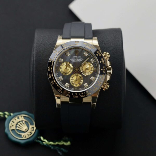 Rolex Replica 1:1 Watch Daytona Purple Mother-of-Pearl Dial Moissanite Diamond BT Factory 40mm