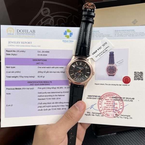 Patek Philippe Rep 11 Watch 5205R 18K Rose Gold Wrapped Men’s Black Dial 40mm