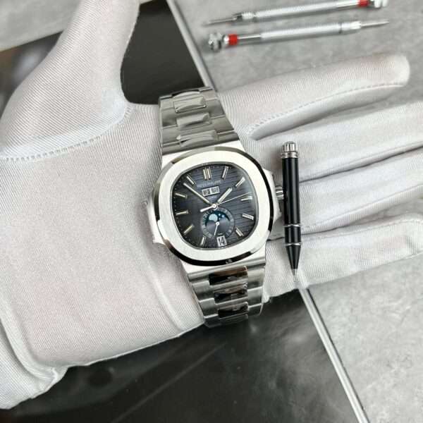 Patek Philippe Nautilus 5726 Replica 11 Watch Blue Purple Dial PPF V2 40.5mm