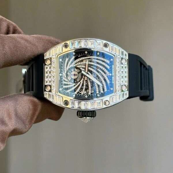 Richard Mille Replica 1:1 Watch RM51-01 Tornado With Full Stone 40mm