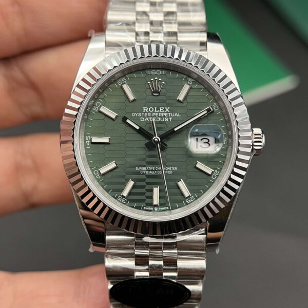 Rolex Replica 11 Watch Datejust 126234 Green Dial  Luminous Numbers 36mm