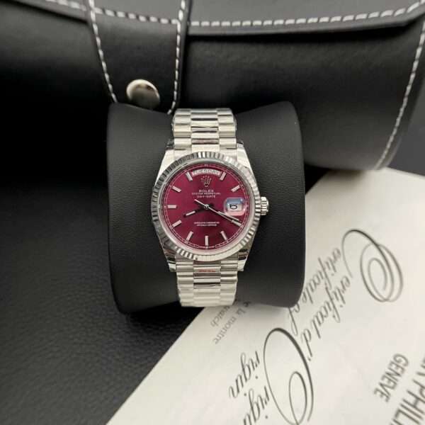 Rolex Day-Date Best Replica Watch Strawberry Dial EW Factory 40mm