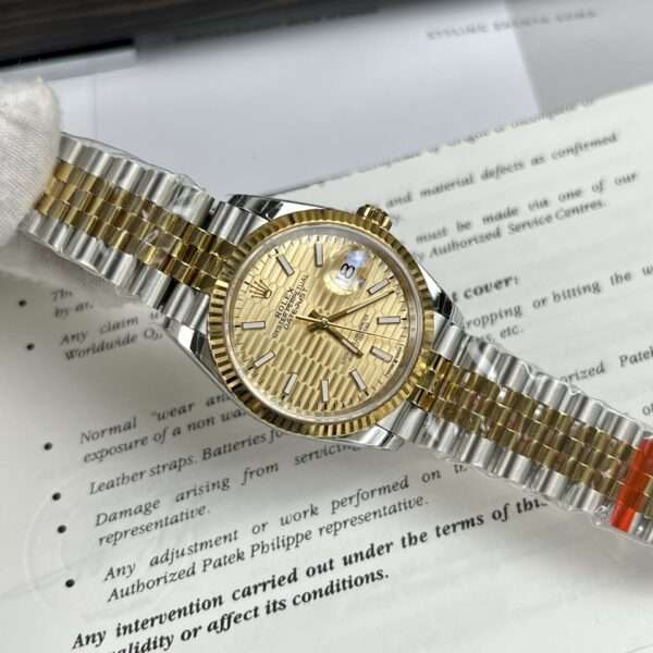 Rolex Datejust Yellow Dial High Quality Replica EW Factory 41mm