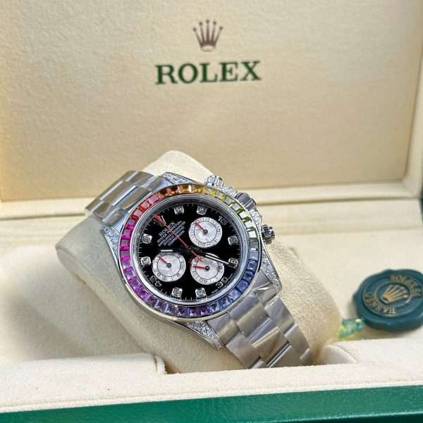 Rolex Daytona 116599 Rainbow Replica 1:1 Stones BT Factory 40mm