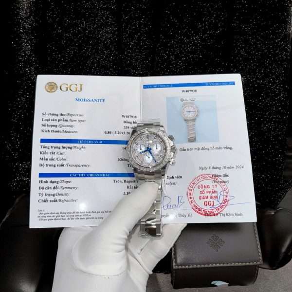 Rolex Daytona Moissanite Baguette Diamonds Hong Kong 40mm