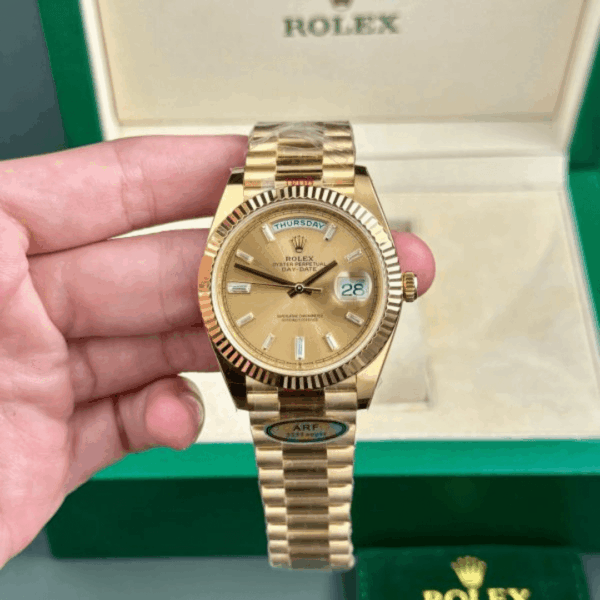 Rolex 18K Gold-Plated Day-Date 228238 Yellow Gold 178 Grams GM Factory 40mm