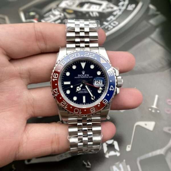 Rolex GMT-Master II 126710BLRO Replica 1:1 Watch Pepsi Clean 40mm