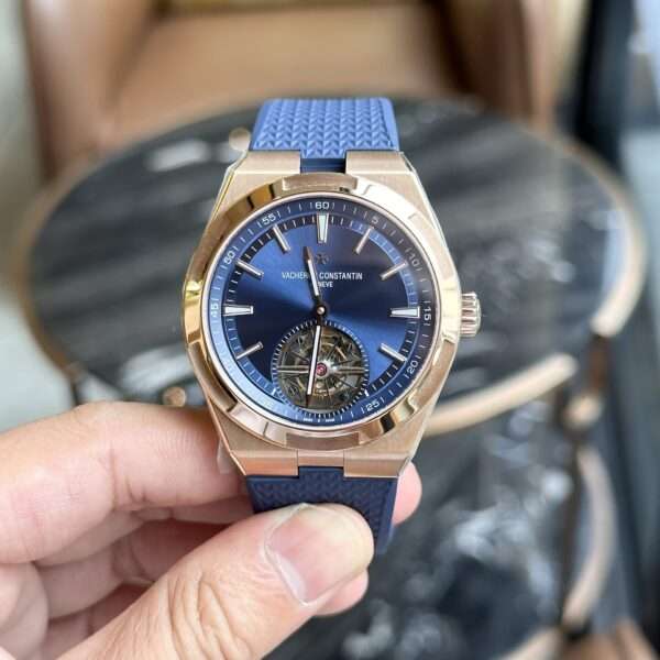 Vacheron Constantin Overseas Tourbillon 6000V Rubber Strap Watch 42.5mm
