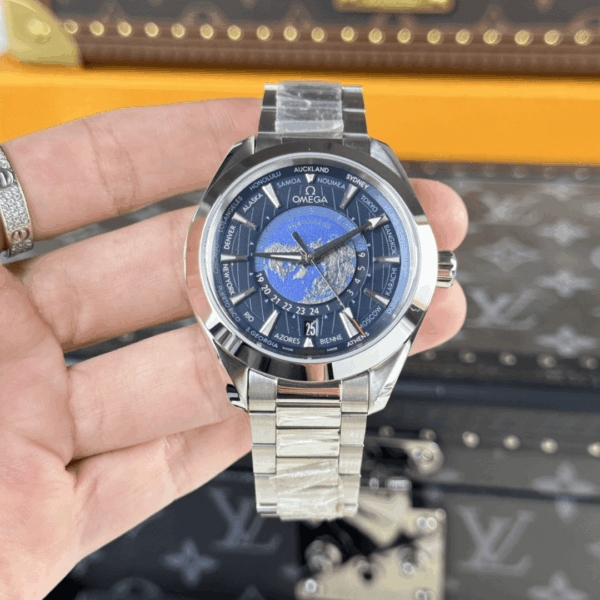 Omega Seamaster Aqua-Terra Blue Dial Replica Watch VS Factory 43mm